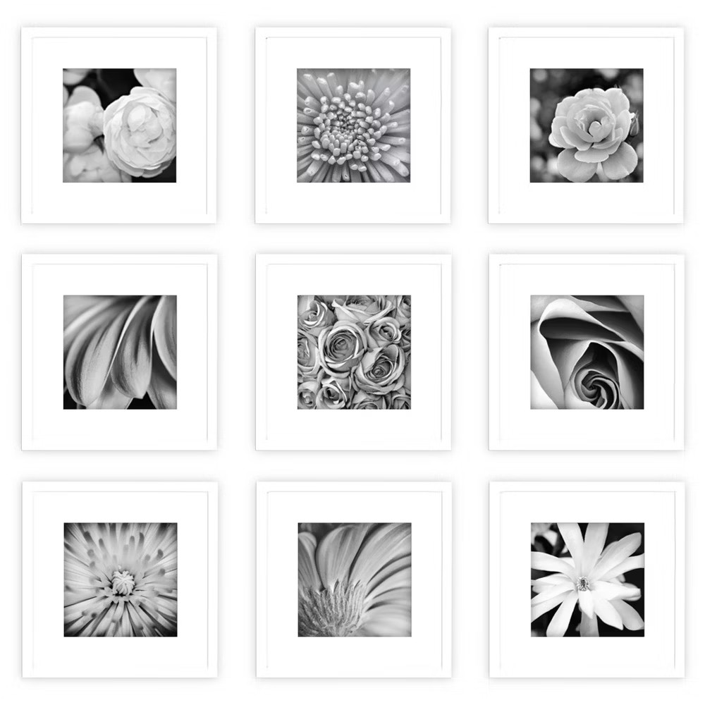 9pk Gallery Perfect Picture Frame White - Gallery Solutions gallery