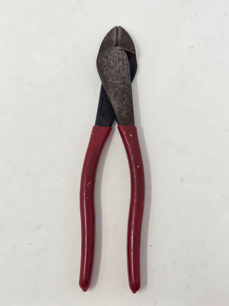 Vintage Klein Tools D228-8 High Leverage Diagonal Cutting Pliers 8” Made In USA