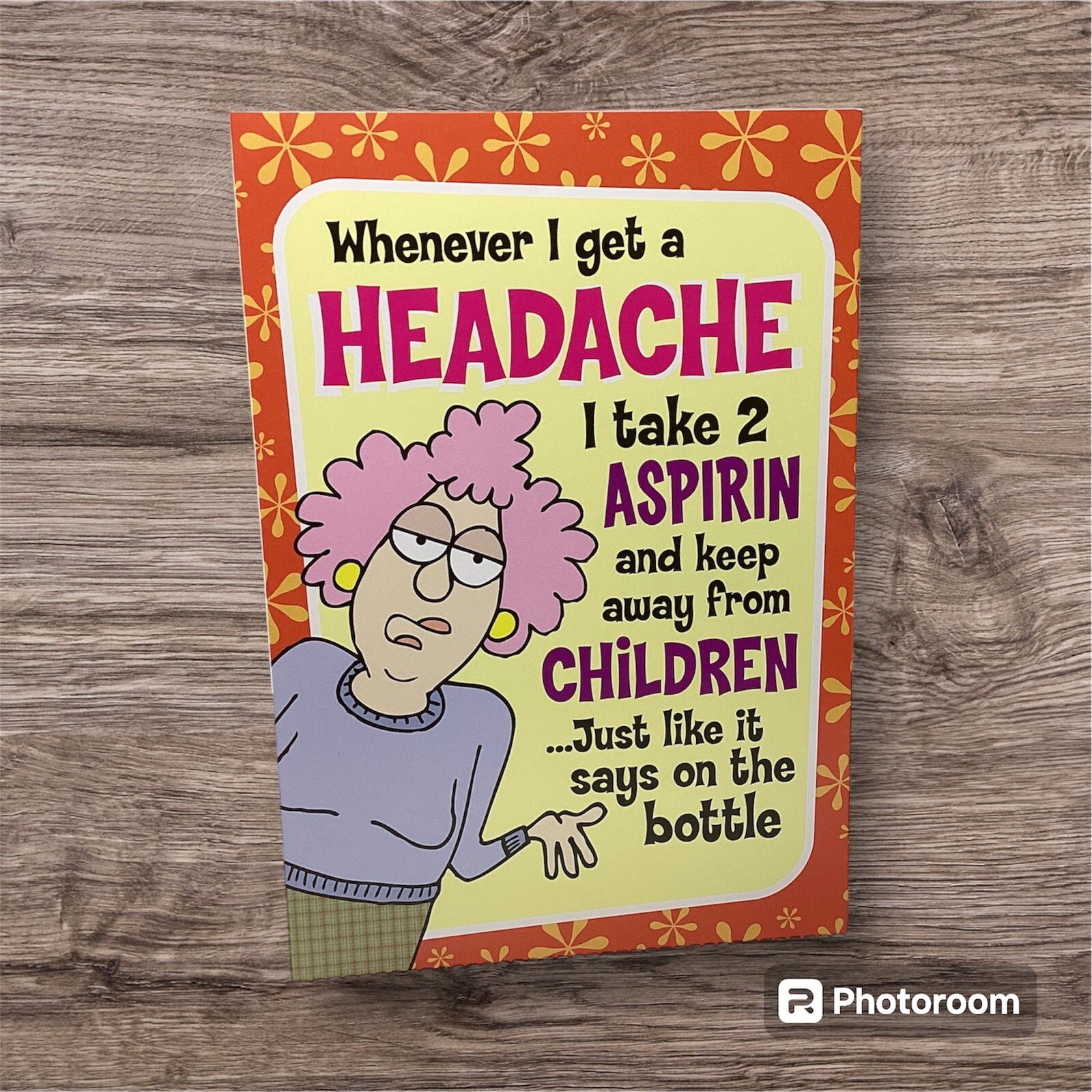 Aunty Acid Get Well Card Funny Humor Him Men Her Woman Leanin Tree Greeting Card gallery