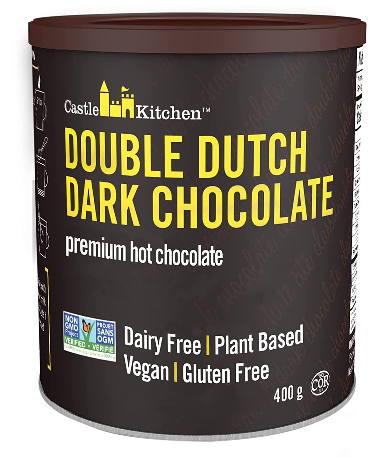 Castle Kitchen Double Dutch Dark Chocolate Premium Hot Cocoa Mix, 14 oz gallery