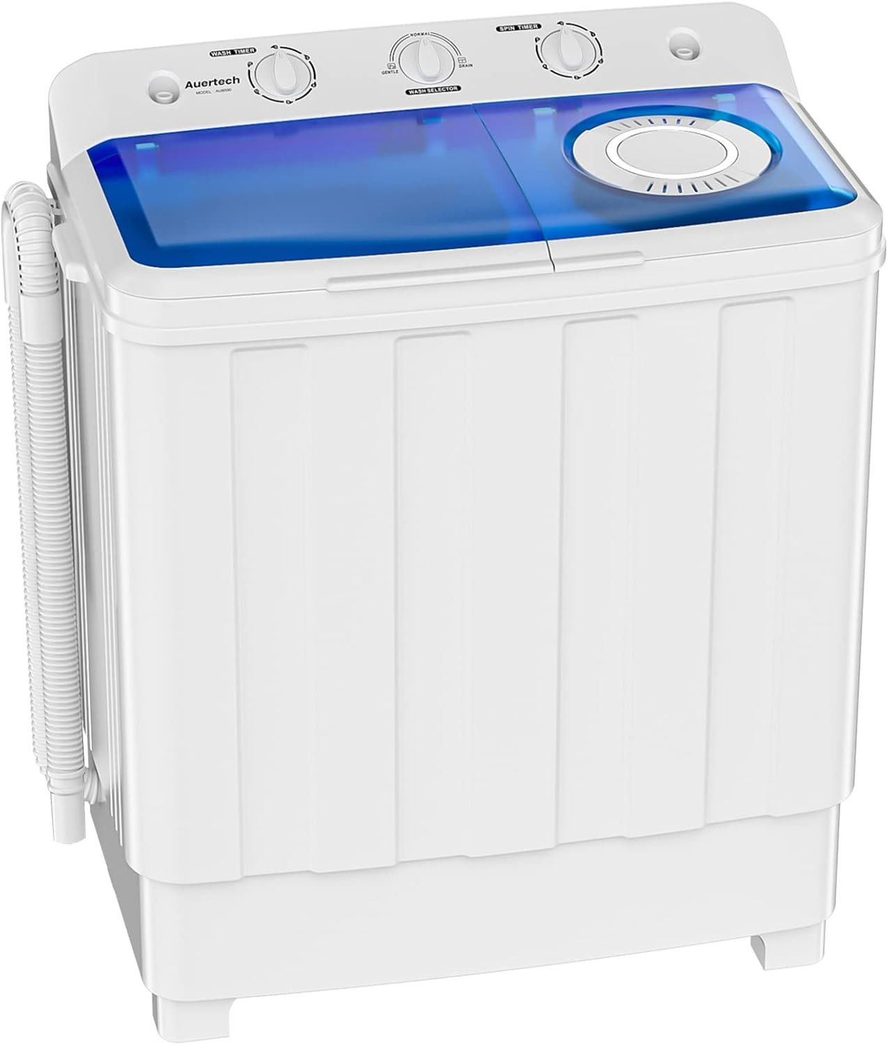 Auertech Portable Washing Machine, 28Lbs Twin Tub Washer Mini Compact Laundry Ma gallery