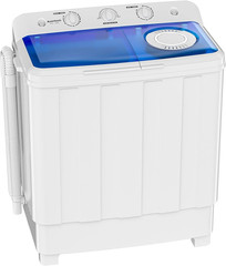 Auertech Portable Washing Machine, 28Lbs Twin Tub Washer Mini Compact Laundry Ma