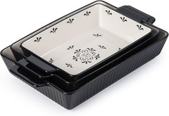 Baking Dishes Bakeware Set Ceramic Casserole Dish Rectangular Shape Oven safe