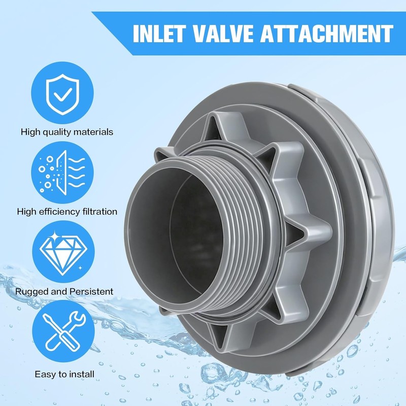 Pool Inlet Strainer Kit For INTEX Coleman Above Ground Pool 1 1/2" Fittings gallery