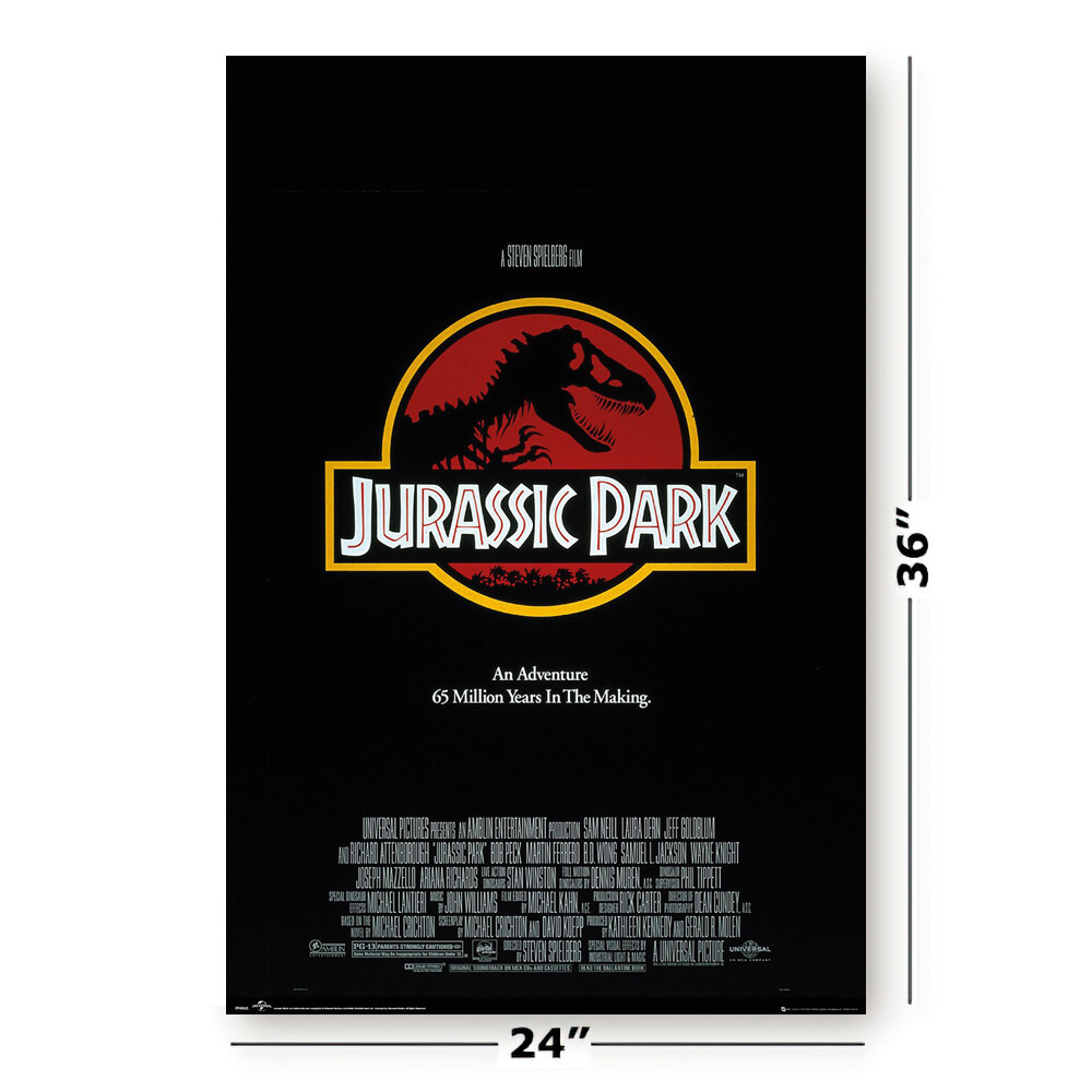 Jurassic Park - Movie Poster (Regular Style) (Size: 24" X 36") gallery