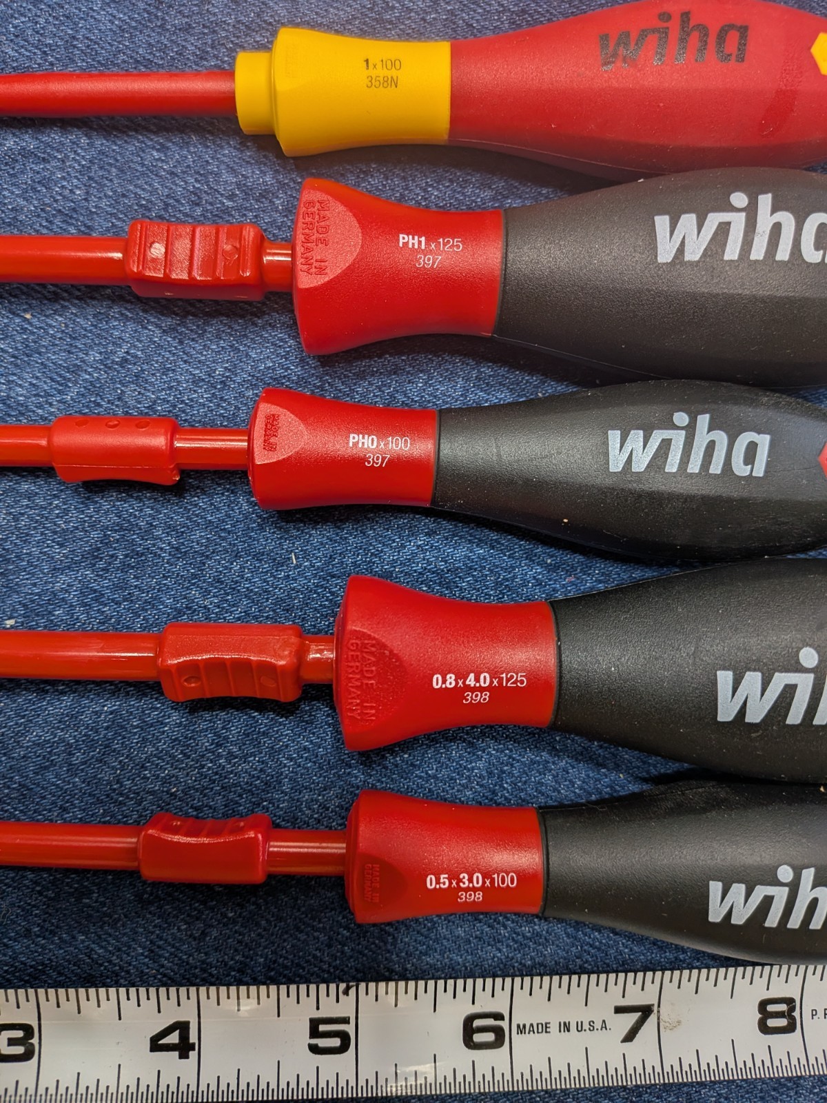 Set Wiha Tools 2 Slotted, 2 Phillips screwhold 1 square Screwdriver 5 Pcs gallery