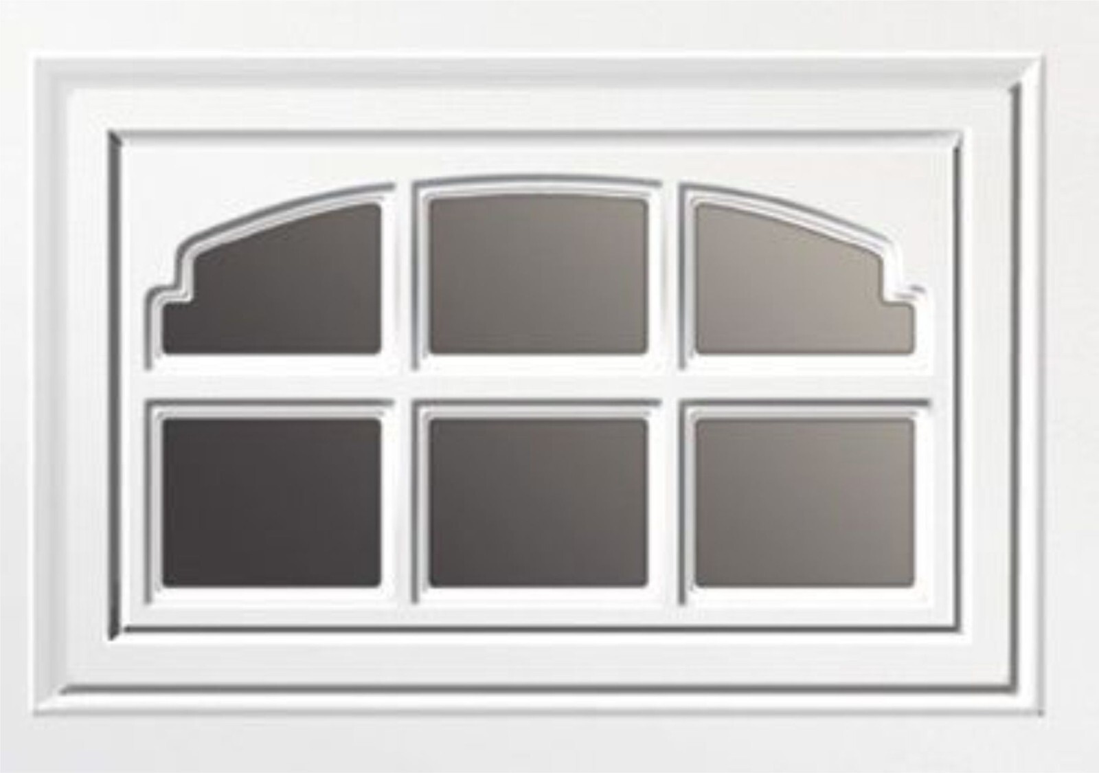 CLOPAY CHARLESTON 508 Replacement Window Inserts /Short Panel Garage Door WHITE gallery
