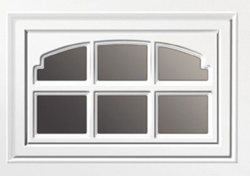 CLOPAY CHARLESTON 508 Window Inserts /Short Panel Garage Door WHITE SET OF 4 gallery