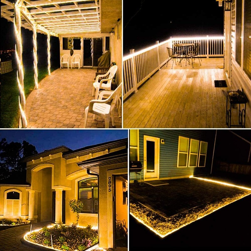 23-105FT LED Solar String Lights Outdoor Garden Party Xmas Fairy Wedding Decor gallery