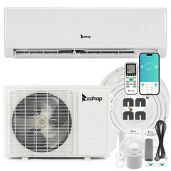 11500 BTU Mini Split AC/Heating System Split Inverter Air Conditioner w/Wifi APP