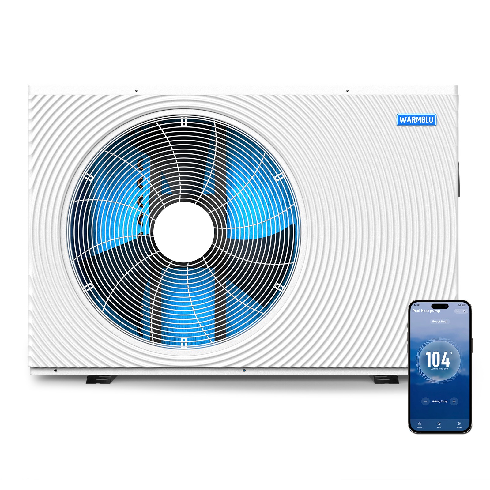 Inverter Pool Heater & Chiller 100000 BTU for 28000 Gallon gallery