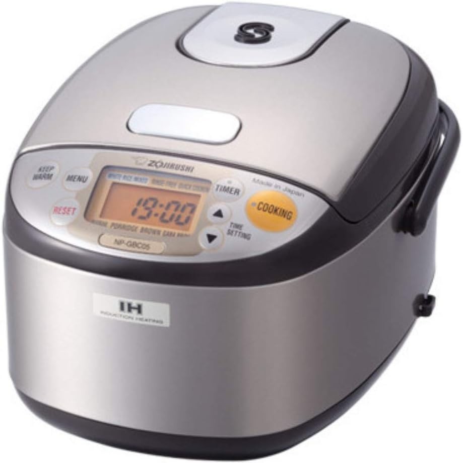 NP-GBC05XT Induction Heating System Rice Cooker and Warmer, 0.54 L, Stainless Da gallery
