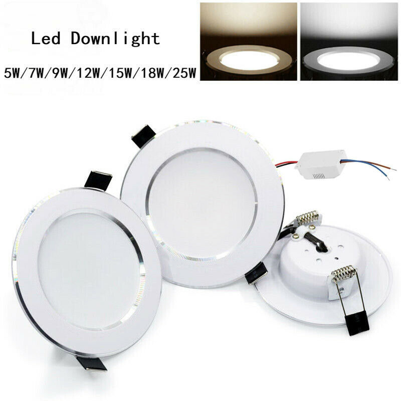 Dimmable Recessed Led Ceiling Light Downlights Spotlight 5/7/9/12/15W 110V-240V gallery