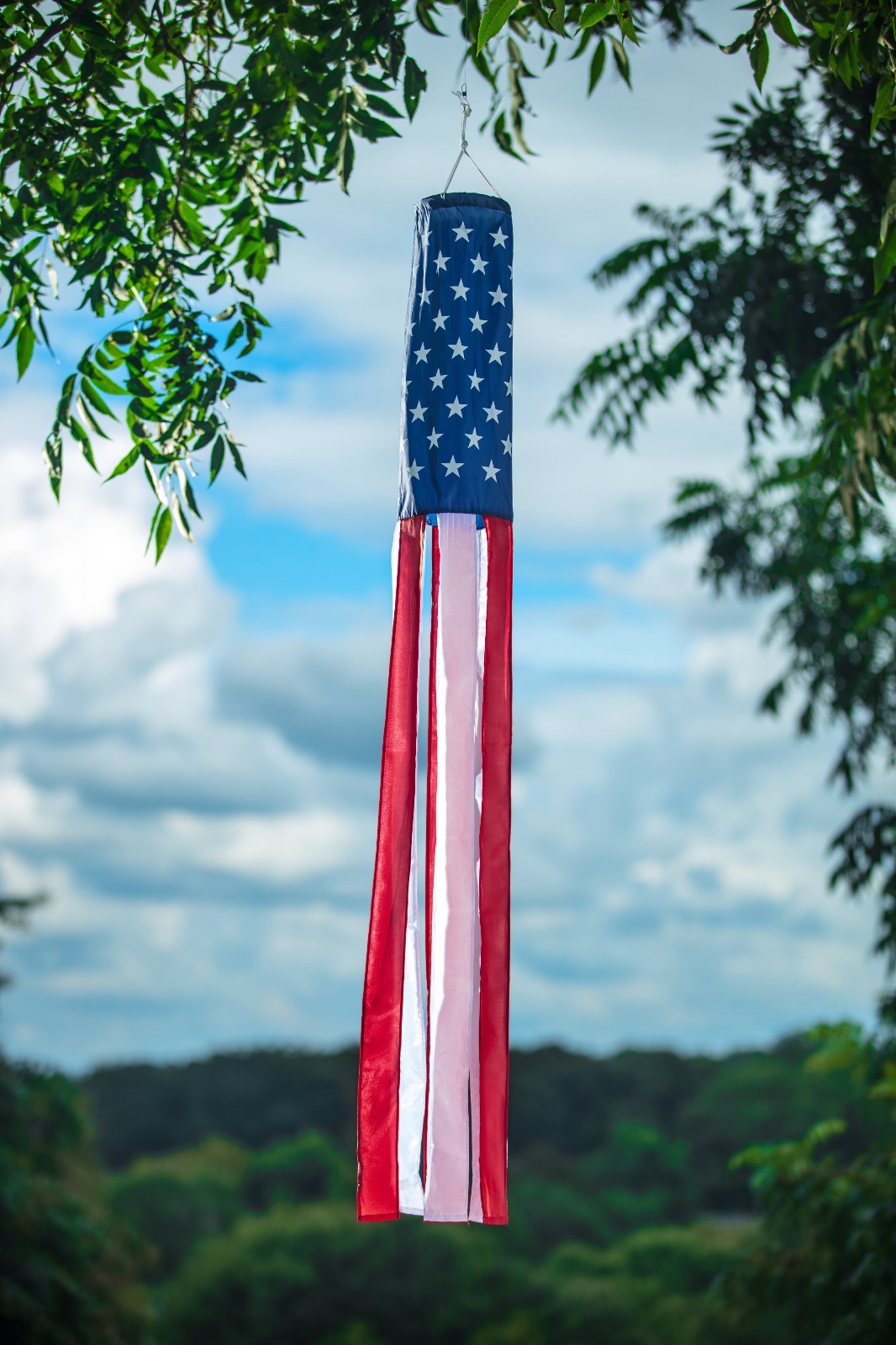 American Flag Windsock 60" Show United States Patriotic Support USA Windsock gallery