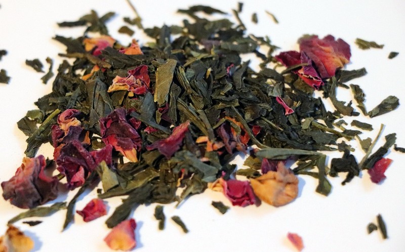 Organic Cherry Rose Sencha Green Tea gallery