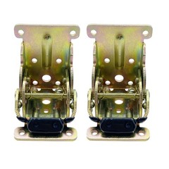 Heavy-Duty Foldable Self-Locking Hinge 2-Piece 90 Degree Double Brake Foldabl…