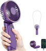 TUNISE Portable Handheld Fan, 4000mAh, 180 Adjustable, 6 Speed Wind, USB Recharg gallery