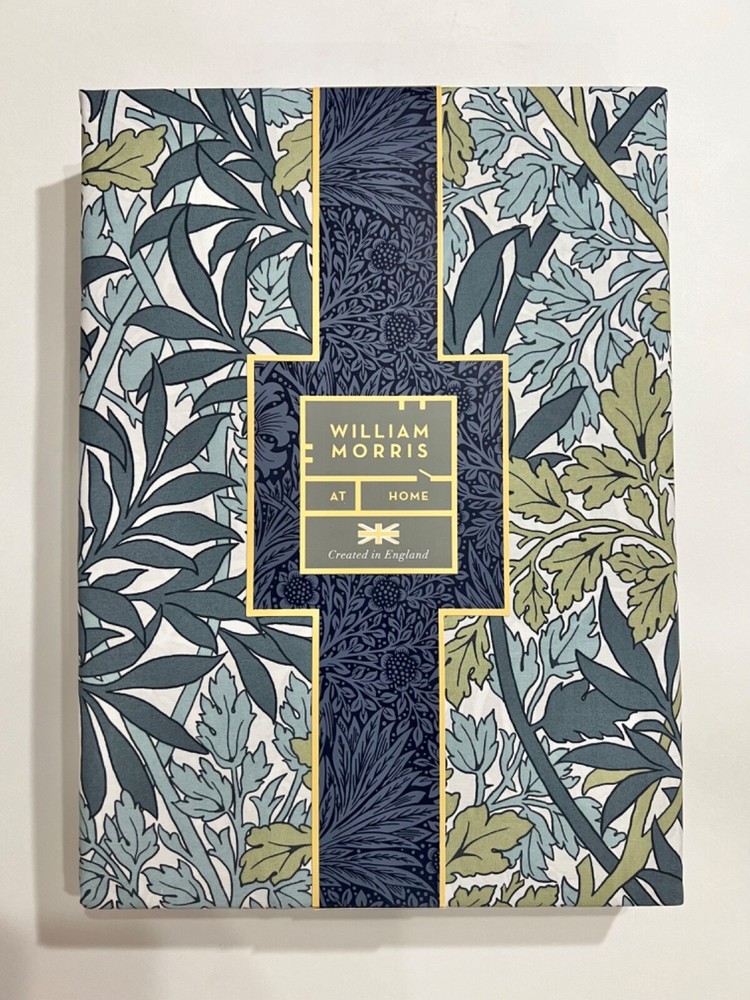 William Morris King/Queen FOLIAGE BLUE Duvet Set NWT