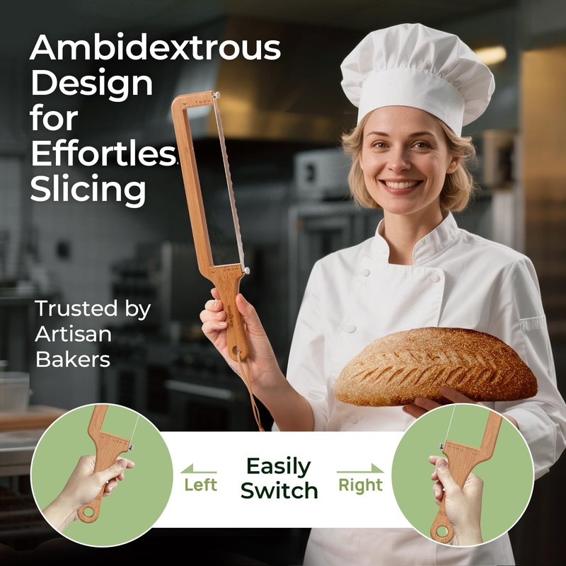Sourdough Bread – Extra Large Bread Slicer for Homemade Bread with Thickness ... gallery