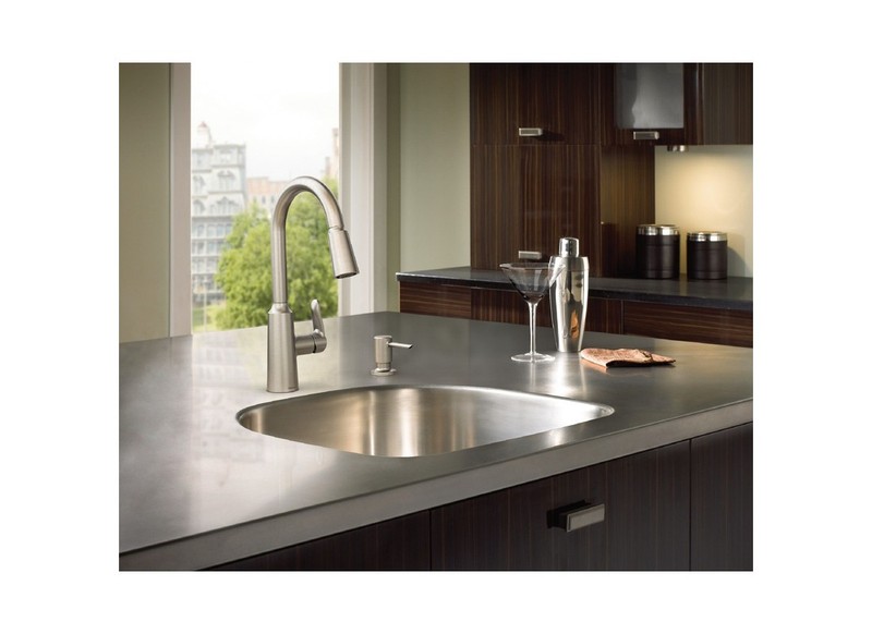 Edwyn Series Pull-Down Kitchen Faucet, 1.5 gpm, 1-Faucet Handle, 1, 4-Faucet Hol gallery