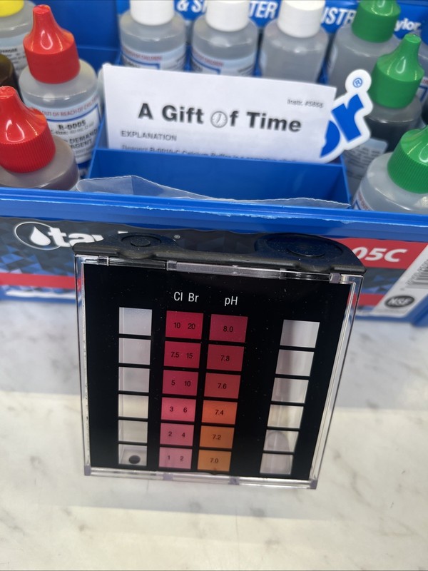 Taylor Complete Pool & Spa Test Kit - High Range K-2005C 2 oz Reagents gallery