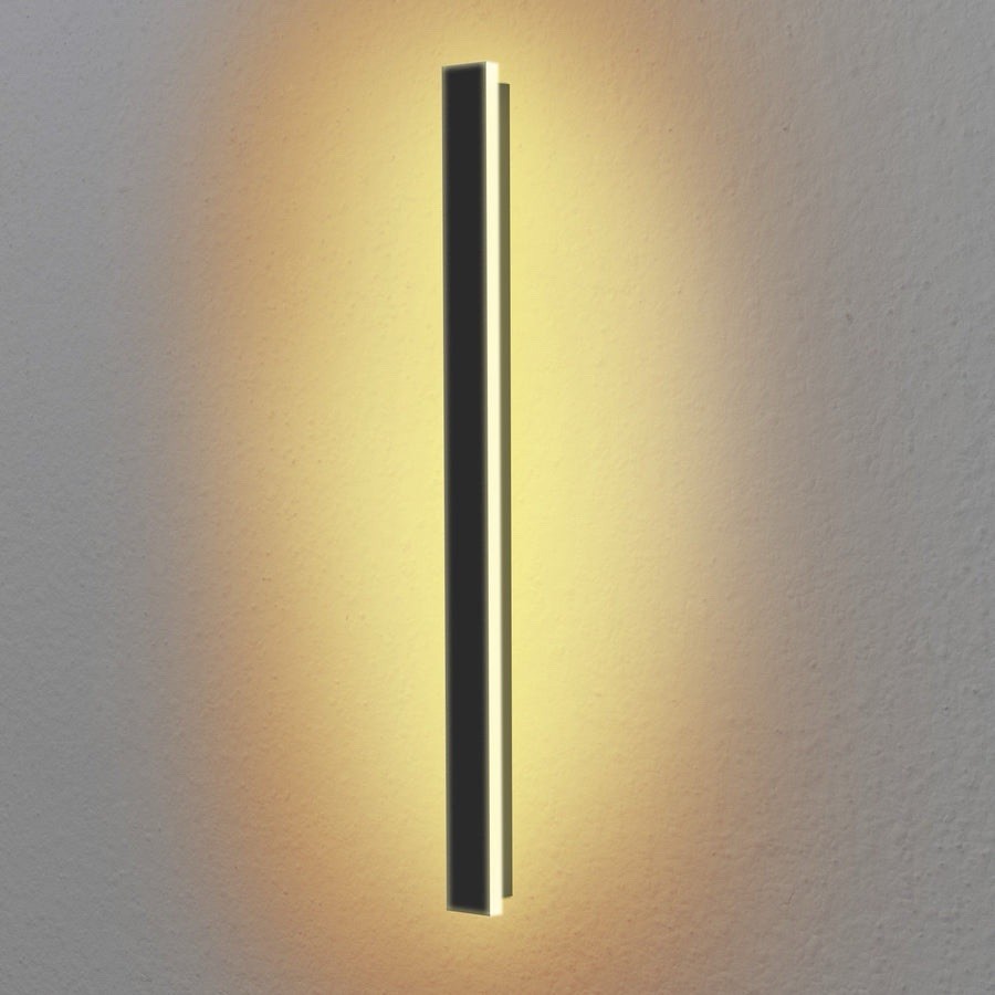 Ovaries Svelte Outdoor Linear Minimalist Elegant black LED sconce wall Lamp gallery