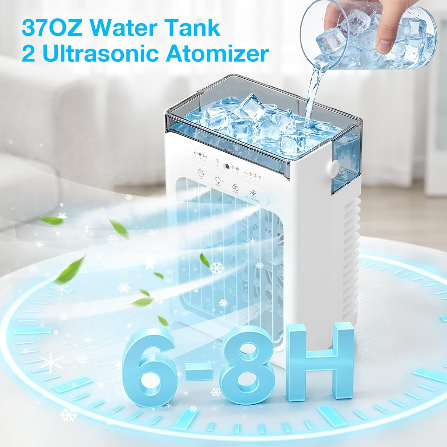 Portable Air Conditioners, 3-1 Mini AC Unit with Remote, 4 Speeds Small Air Cool gallery