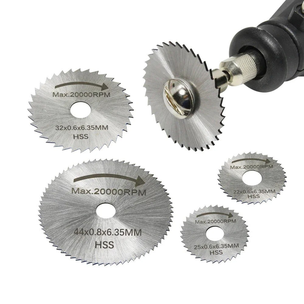 11PCS Mini Circular Saw Blade Set Stainless Steel Cutting Discs for Rotary Tool gallery