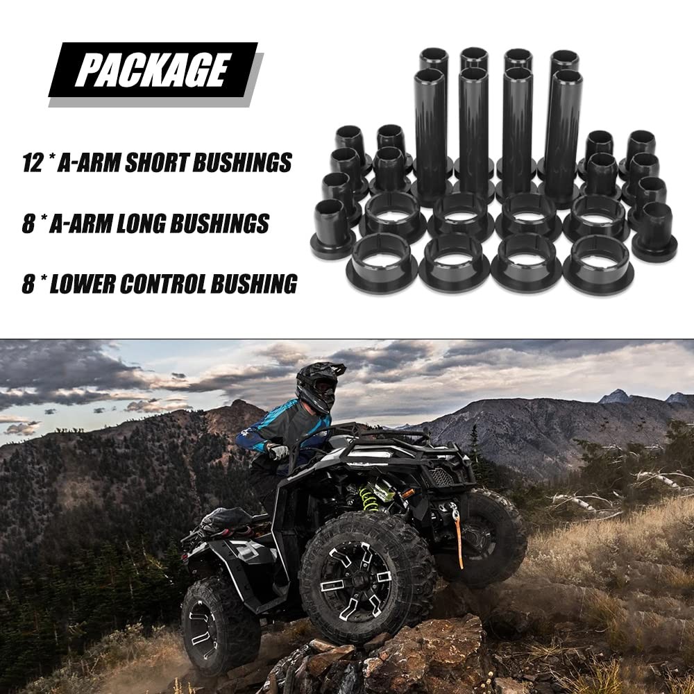 28PCS Front Rear Control Arm Bushing Kit for Polaris Sportsman 400 450 500 57... gallery