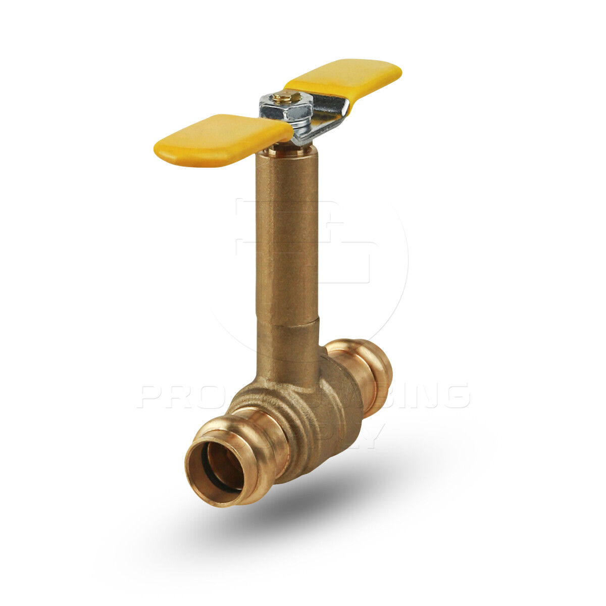 Midline Valve Brass Ball Valve, Long Bonnet with T-Handle, with Press Joints gallery
