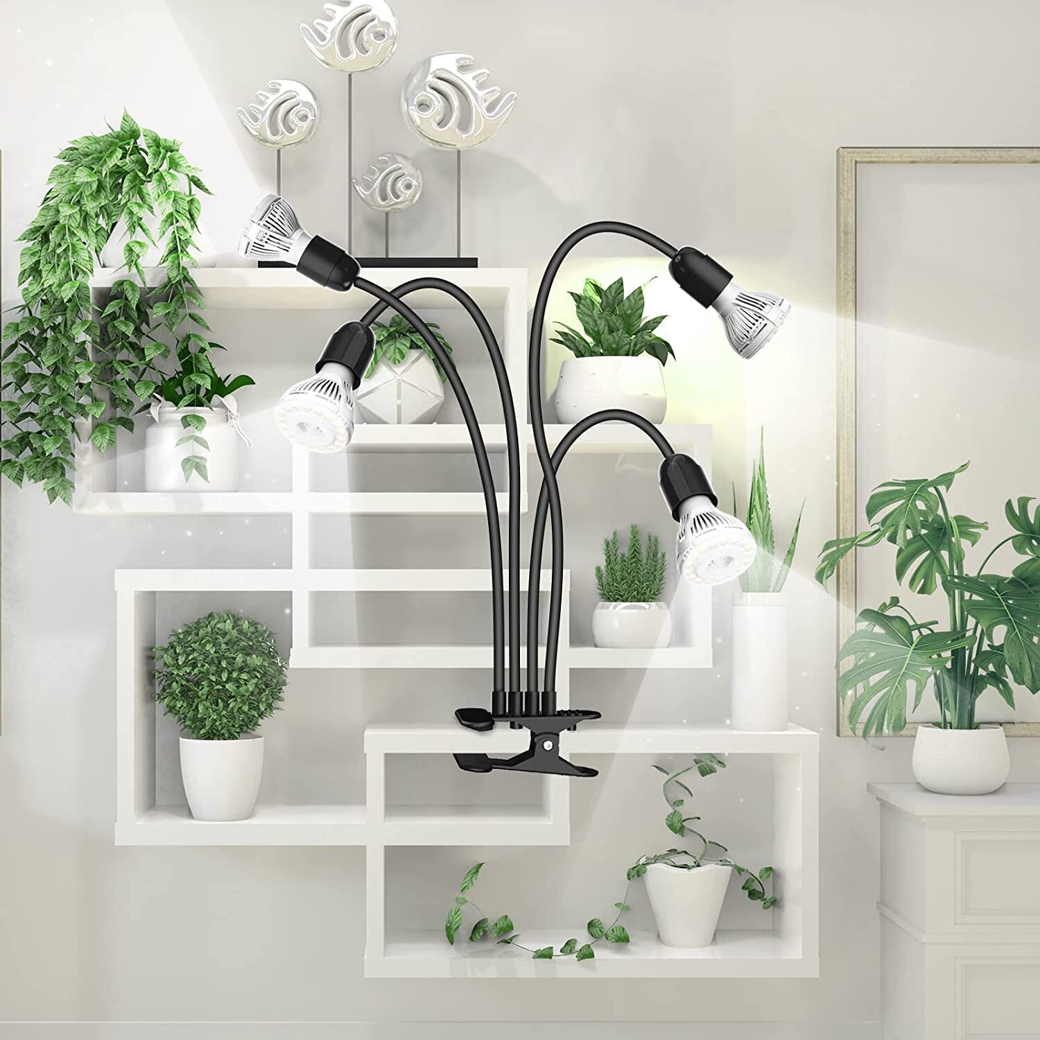LED Grow Light 48W (320Watts Equiv) 5000K White Full Spectrum LED Growing Lamp gallery