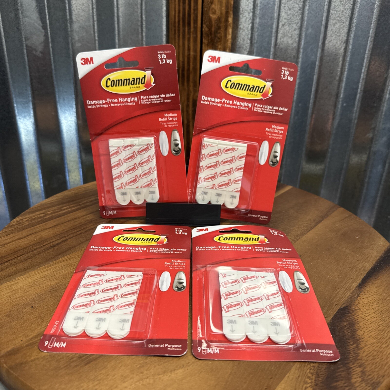 Command Strips 17021P Medium CommandTM Mounting Strips Refill 4 Packs Of 9 36 gallery