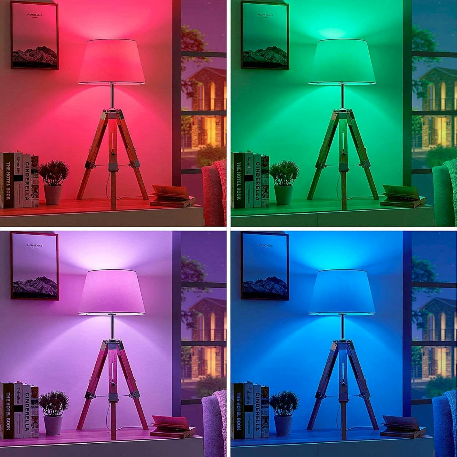 RGB Color Changing Light Bulb with Remote Control, RGBW LED Light Bulb A19 E27 W gallery