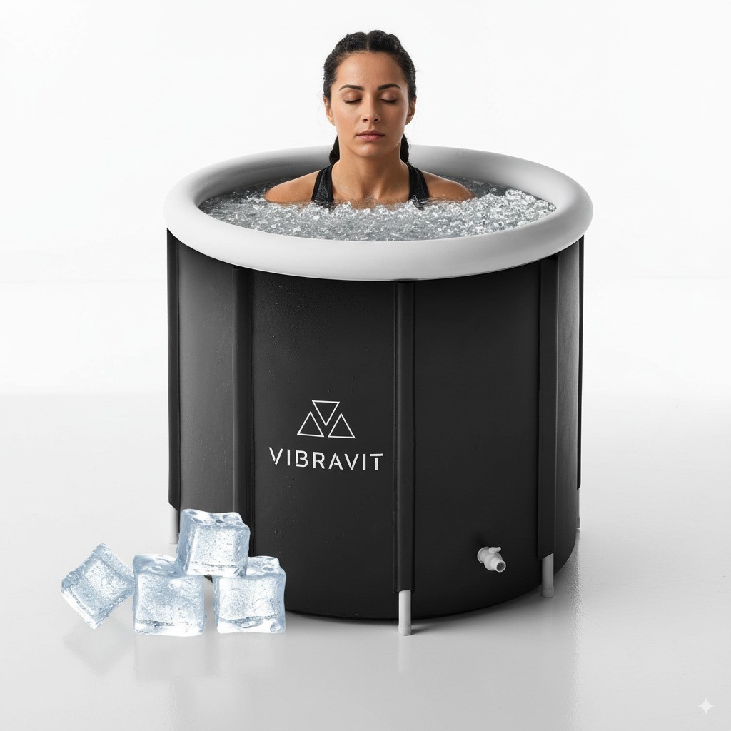 Inflatable Ice Bath Tub 230L–Cold Plunge for Recovery–VIBRAVIT 5‑Layer Portable gallery