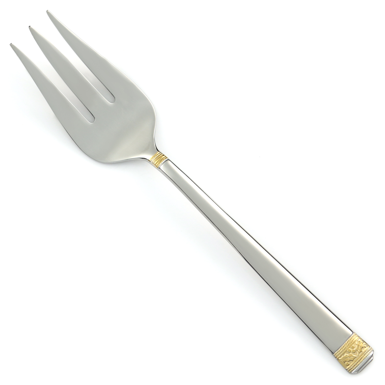 Gorham FESTIVE HOLLY Stainless 18/10 Gold Accent Silverware CHOICE Flatware gallery