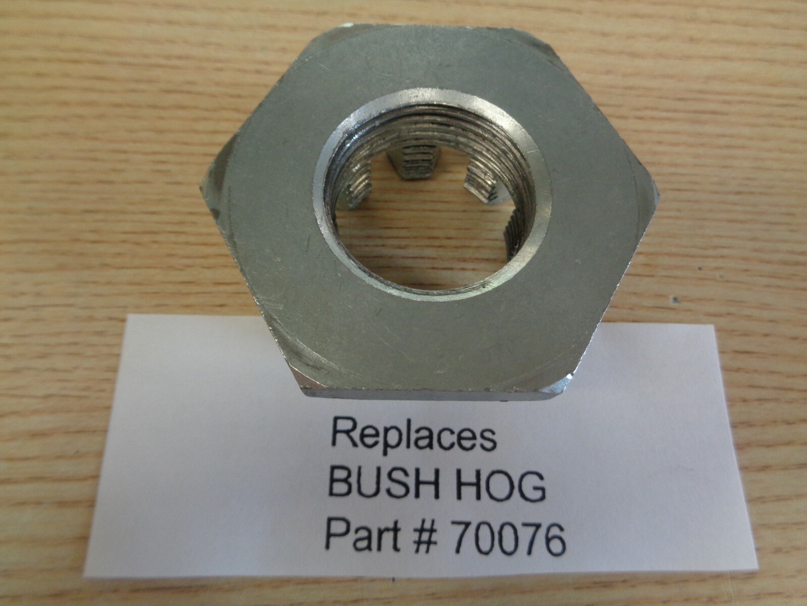 70076 Replacement Nut For several Models of Bush Hog rotary cutters gallery