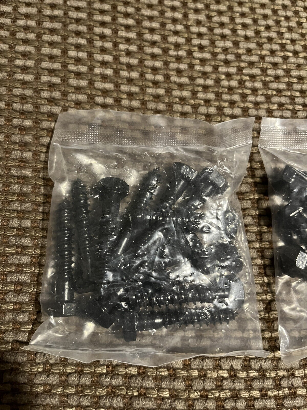(24) Hex Head Black Lag Screws 5/16 Inch by 2 Inches Long (2 Packs of 12) New gallery
