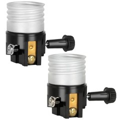 3 Way Lamp Socket Replacement,E26/E27 Light Repair White