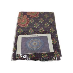 Indian Mandala Wall Hanging Tapestry Cotton Purple Blue Badmeri