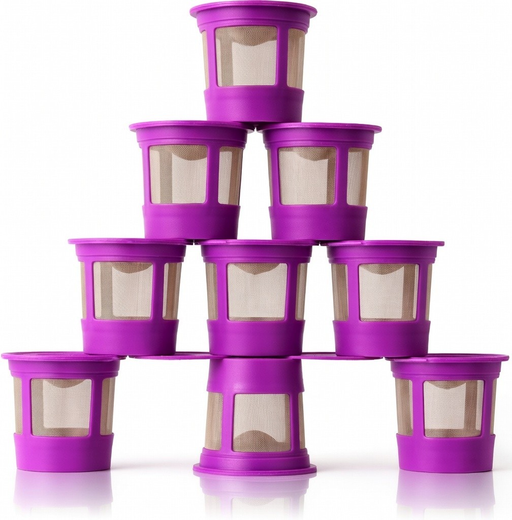 7 Pack Reusable Refillable Single K-Cups Coffee Filter Pod for Keurig K525,K550 gallery