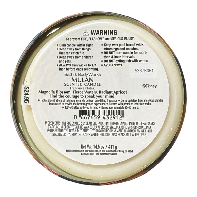 Bath & Body Works DISNEY PRINCESS Scented Candle Collection 14.5 oz (SET of 7) gallery