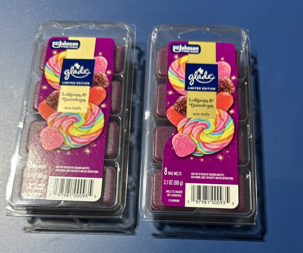 Glade Lollipops & Gumdrops Wax Melts 2 Pk (16 melts total) gallery