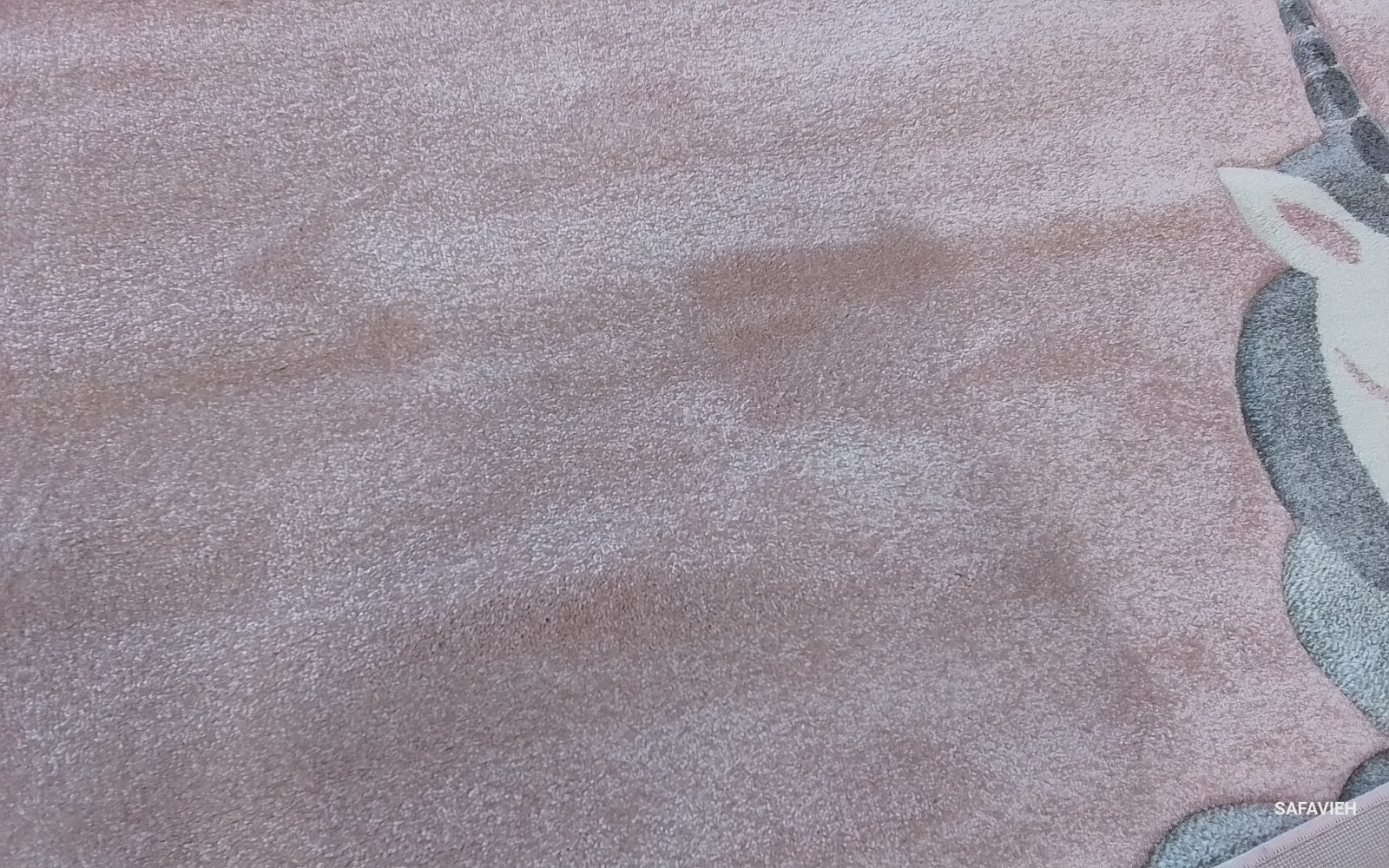PINK / IVORY 6'-7" x 9'-0" Back Stain Rug, Reduced Price 1172768894 CRK163P-6 gallery
