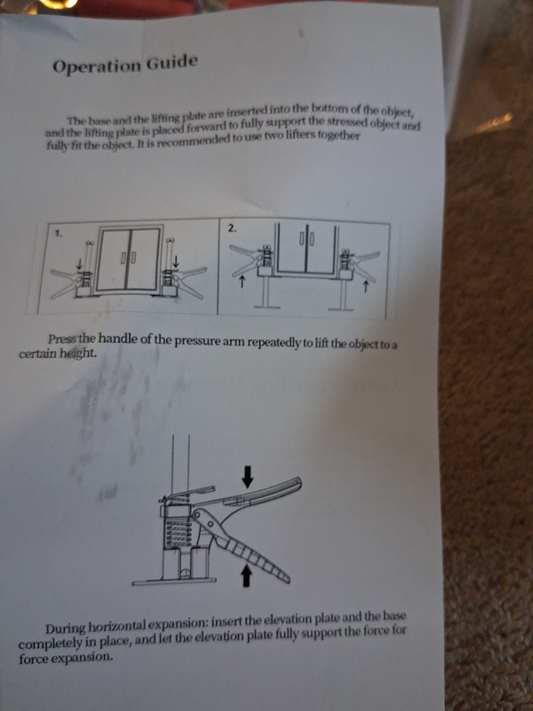 Labor-Saving Arm Jack Multifunctional Construction Jacks, Furniture Jacks，Lift H gallery