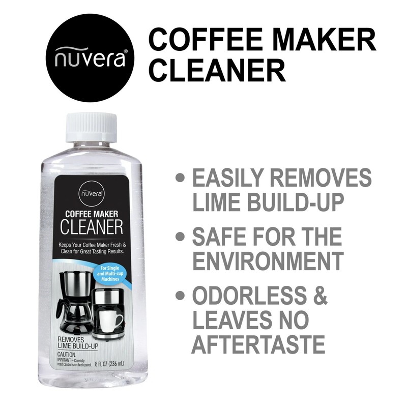 Nuvera Coffee Machine Descaler Solution 8 fl oz Single Cup & Espresso Cleaner gallery