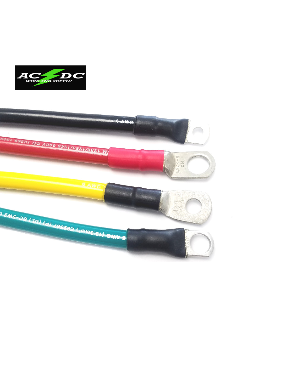 6 Gauge AWG Copper Battery Cable -Marine, Car, Truck, RV, Solar -USA Custom Made gallery