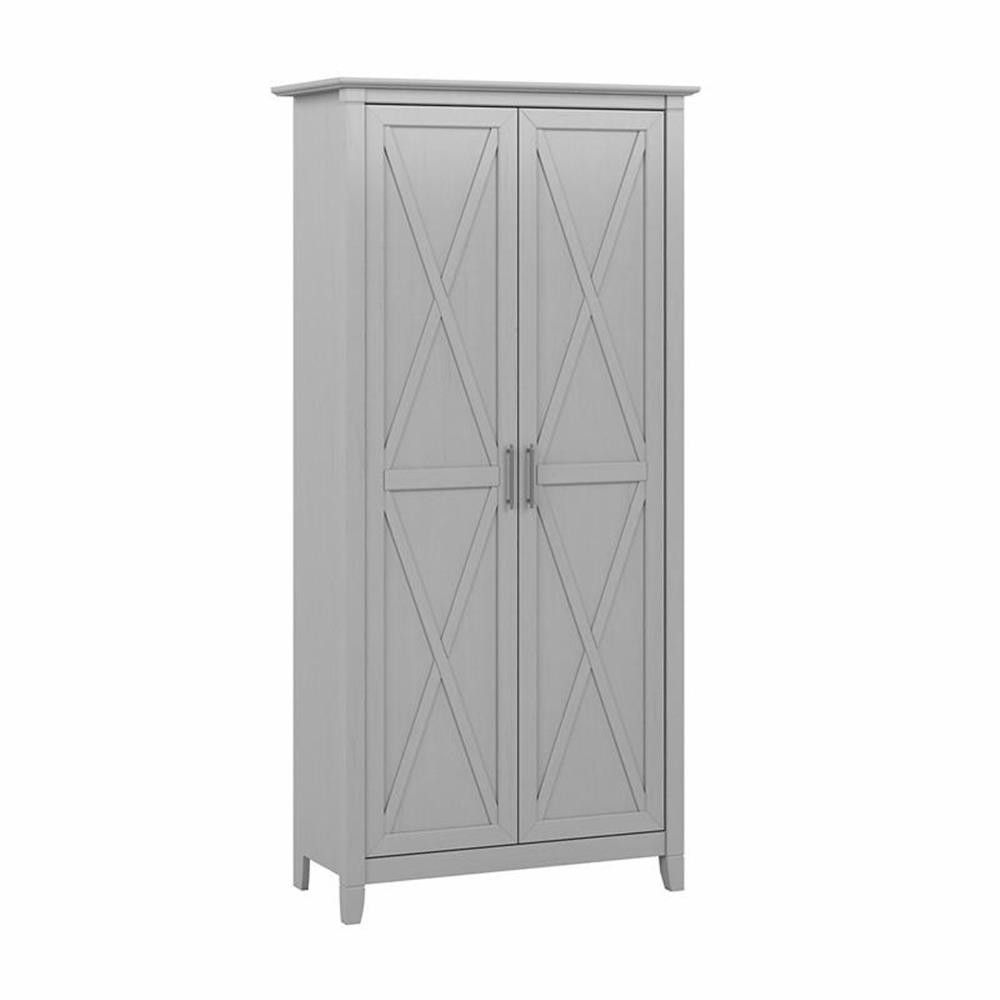 Pemberly Row 32W x 16D x 66H Kitchen Pantry Cabinet With Door in Cape Cod Gray gallery