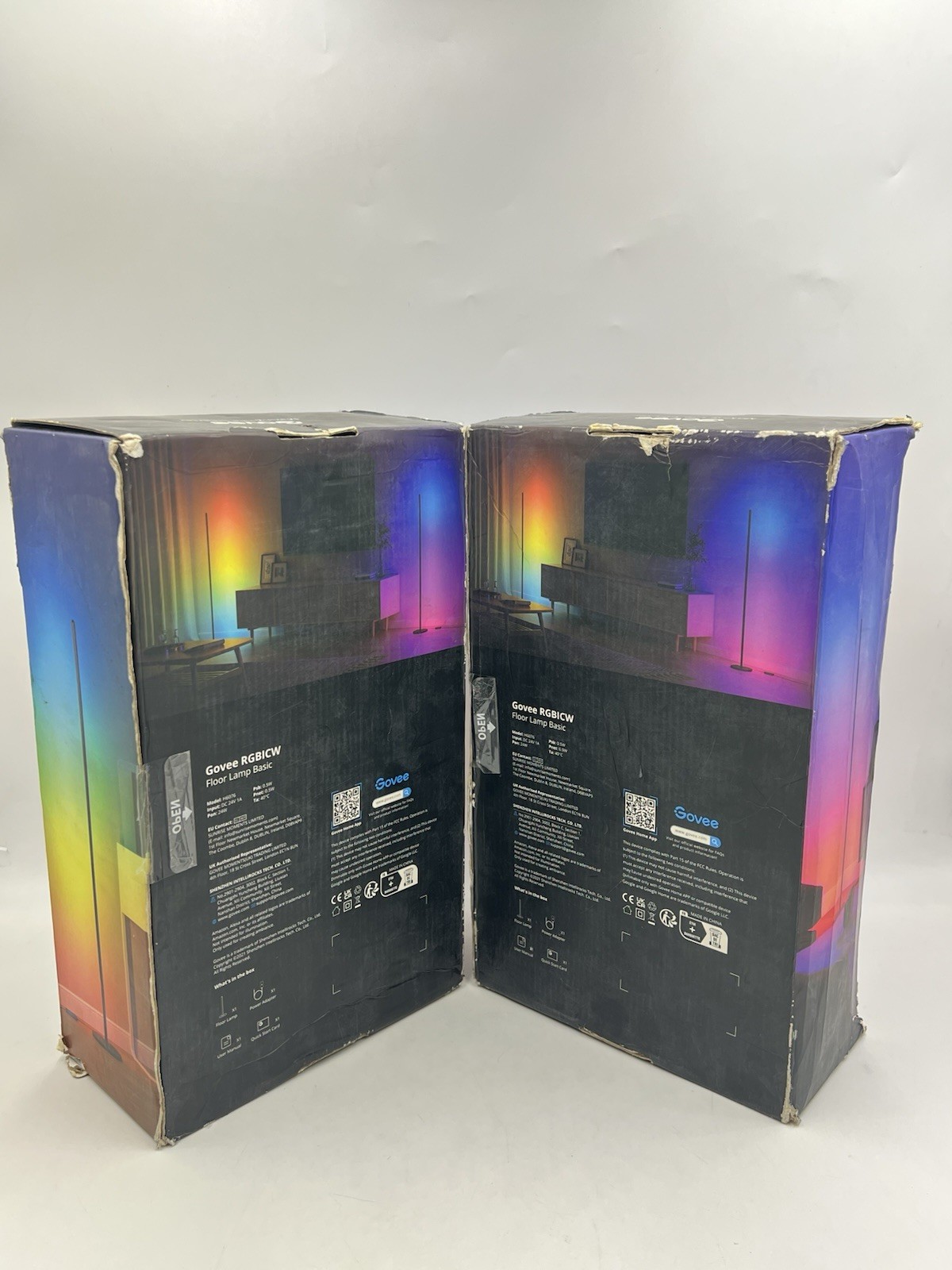 2Pack Govee Free Standing Floor Lamp Basic Model H6076A NEW gallery