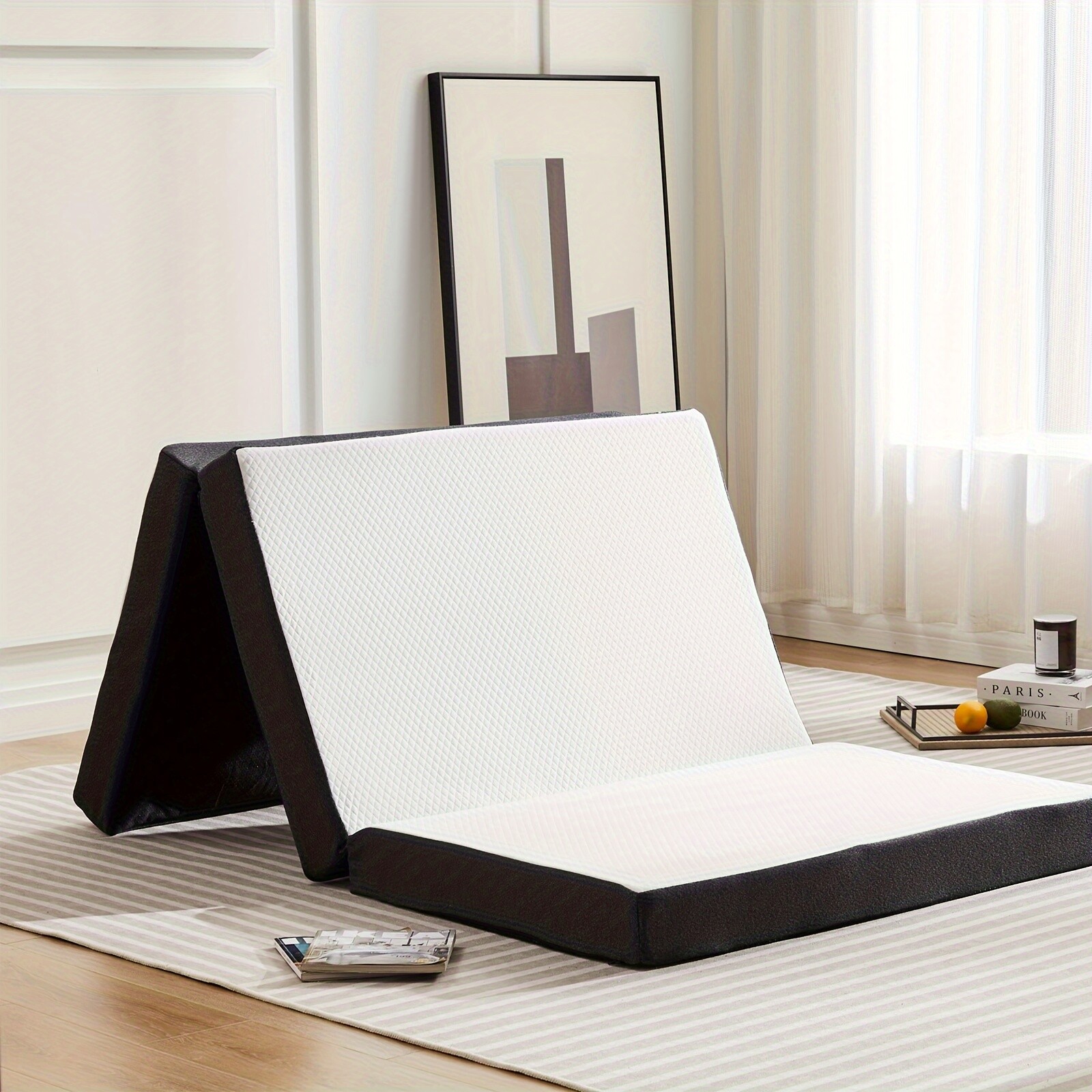 Premium 3-Inch Tri-Fold Mattress - Versatile, Space-Saving & Comfortable gallery