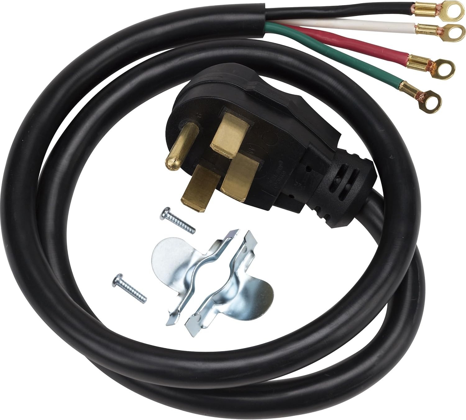 GE Universal 4 Wire Range Power Cord Cable 40-Amp, 125/250v, 4-feet, WX9X35 gallery